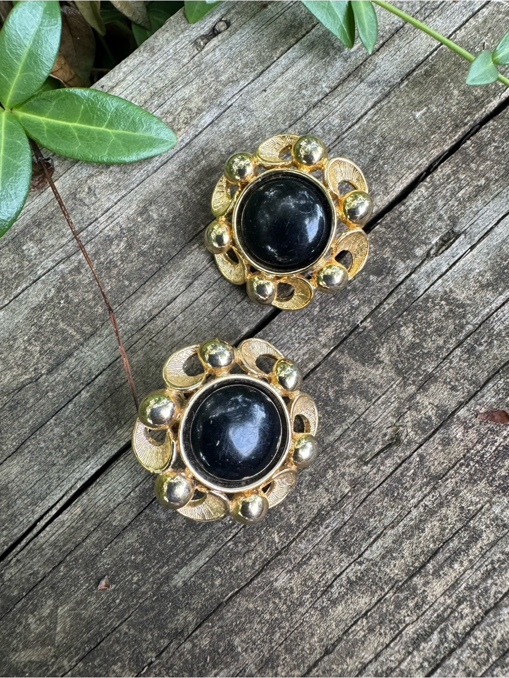 Paolo Gucci Round Clip-On Earrings.